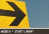 Plakat: Worship starts now - Anja Brunsmann