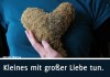 Plakat/Postkarte: Kleines mit großer Liebe tun. - Anja Brunsmann